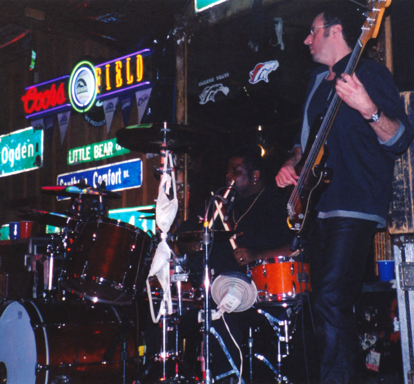 Buddy Miles & Joe Rockman - photo © Michael Skatges 1999